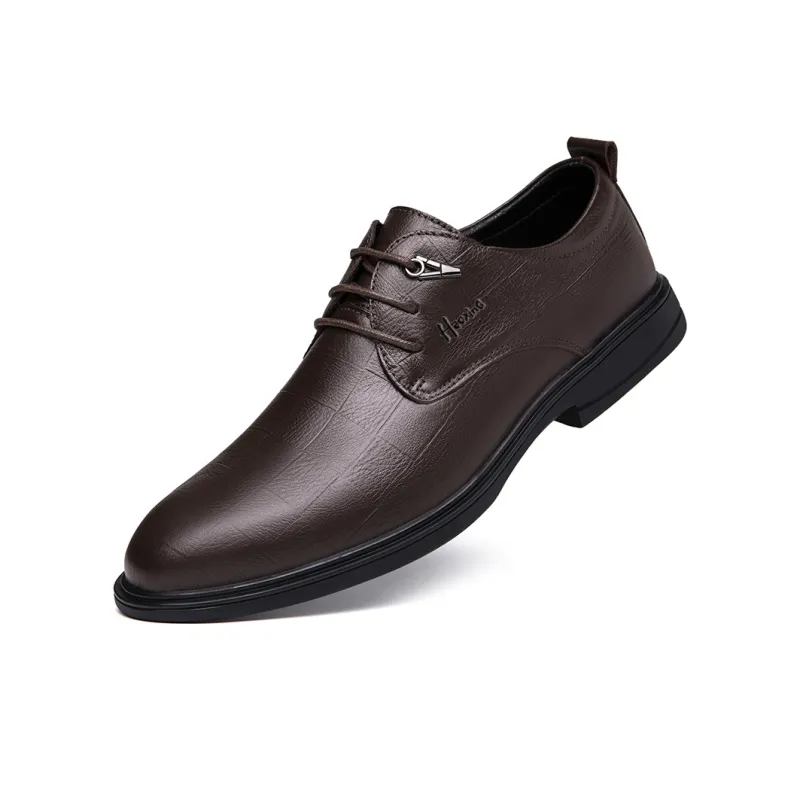 Extravagant Dress Shoes Men Low Top Black/Brown-5