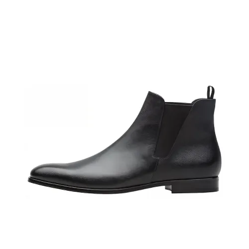 PRADA Chelsea Boots Men Black