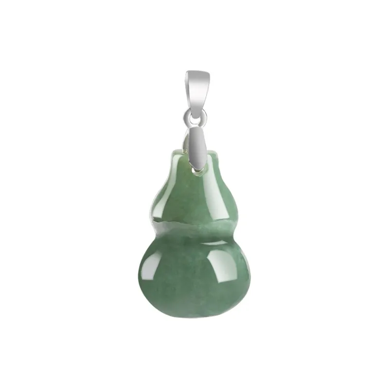 Jade Is Boundless Bean Type Jadeite Necklaces Unisex-0