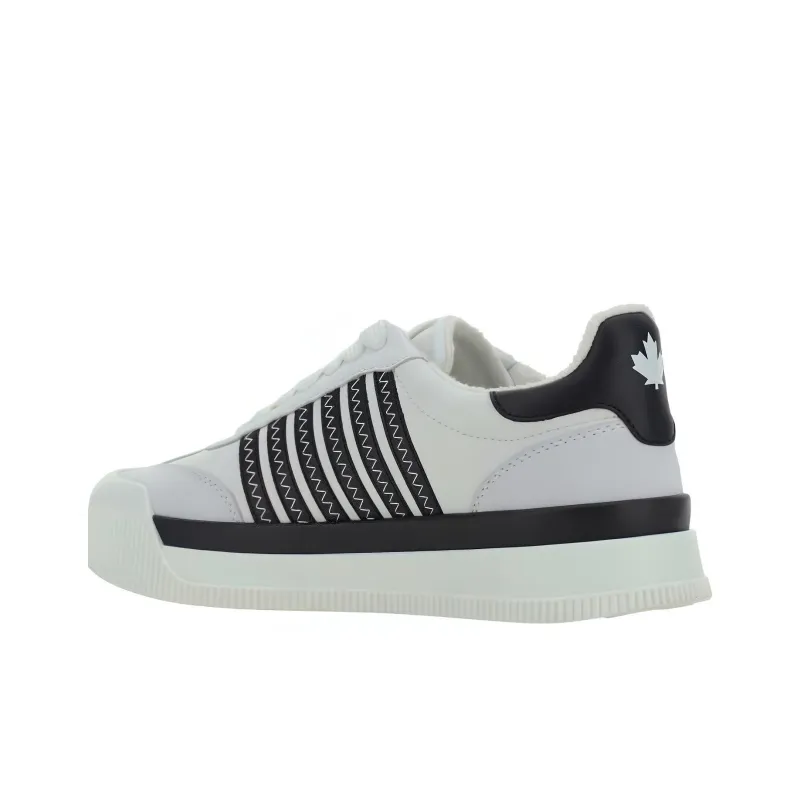 DSQUARED 2 Striped Round Toe Sneakers Women's-3