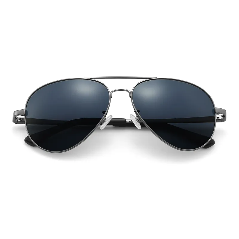 HLA Alloy Aviator Sunglasses Men's-4