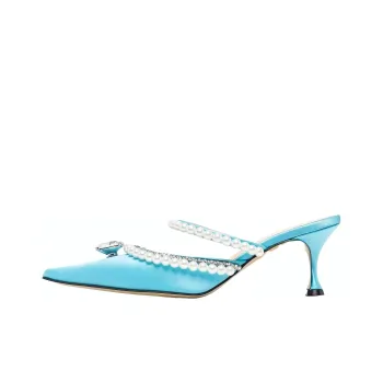 MACH & MACH Wrap-toe Slippers Women's Blue