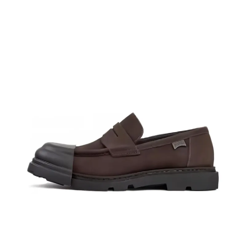 CAMPER Junction Removable-toecap Suede Loafers-0