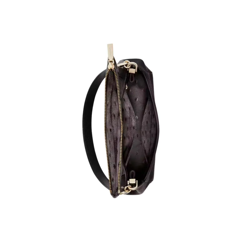 Kate Spade Leila Pebbled Leather Portable Crossbody Bag, Shoulder Bag Women's Black-3