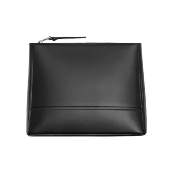 ZARA Polyurethane Clutch Men's Black