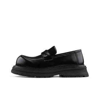 HANQIAORIJI Loafers 4.5cm Men's Black
