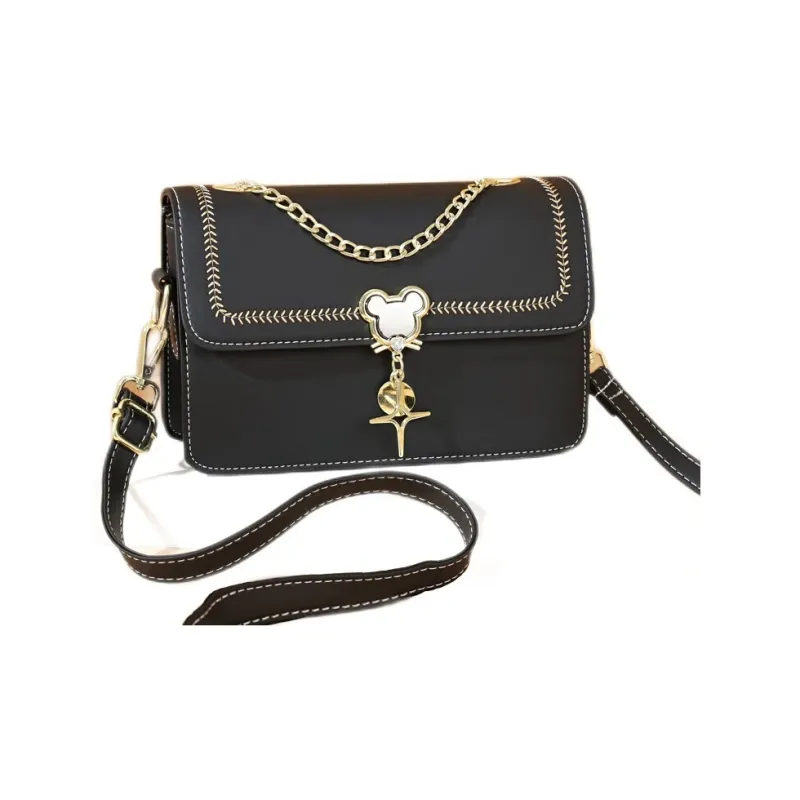 Weymond Soft Leather Shoulder Bag Crossbody Bag Regular Women's Pink/Black/White/Green/Blue-12