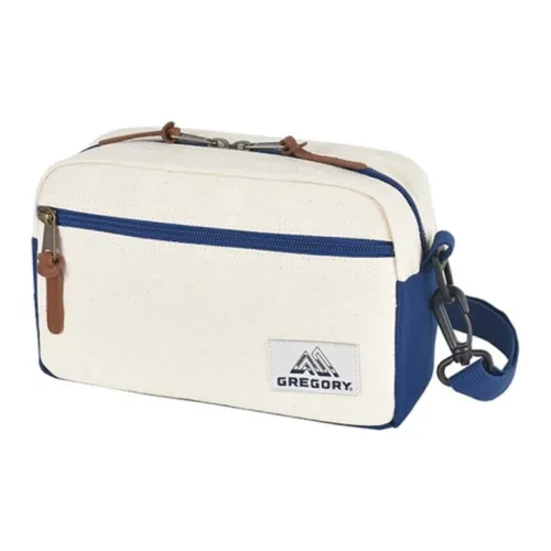 GREGORY Canvas Canvas Bag Shoulder Bag Crossbody Bag Medium Size Unisex White