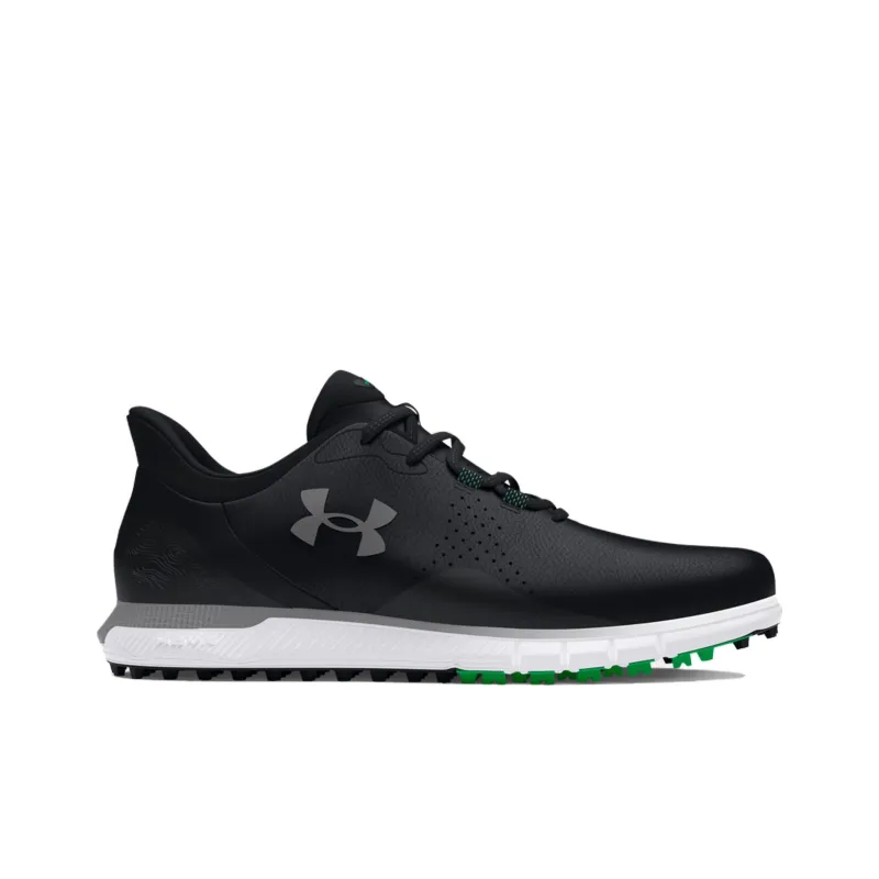 Under Armour Drive Fade Spikeless Slip Resistant Low Top Golf Shoes Men's Black Loose Fit-1