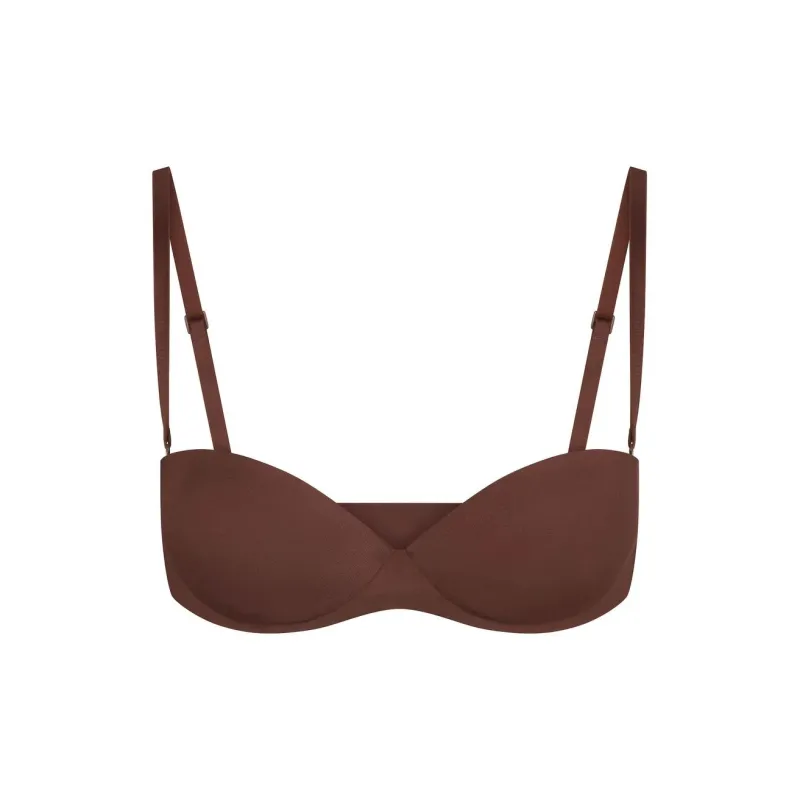 SKIMS ULTIMATE BRA STRAPLESS PUSH-UP BRA Bra Women's COCOA/Cocoa-1