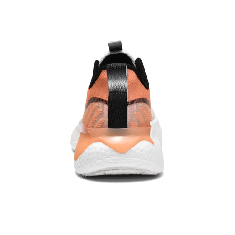 POLUDIYIPI Yipao Running Shoes Unisex Low Top Emmaus Orange/White Mist Blue/Lime Green-4