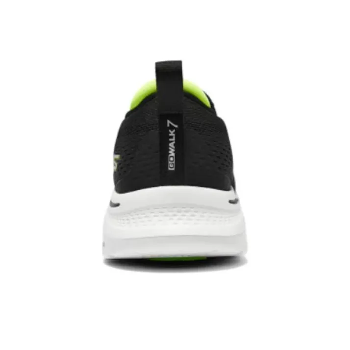 Skechers Cushioning Wear Resistant Low Top Casual Shoes Men's Black White-5