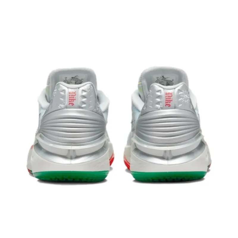 Nike Air Zoom G.T. Cut 2 Cushioned Slip Resistant Coverage Low Top Basketball Shoes Unisex White Blue Red Green-4