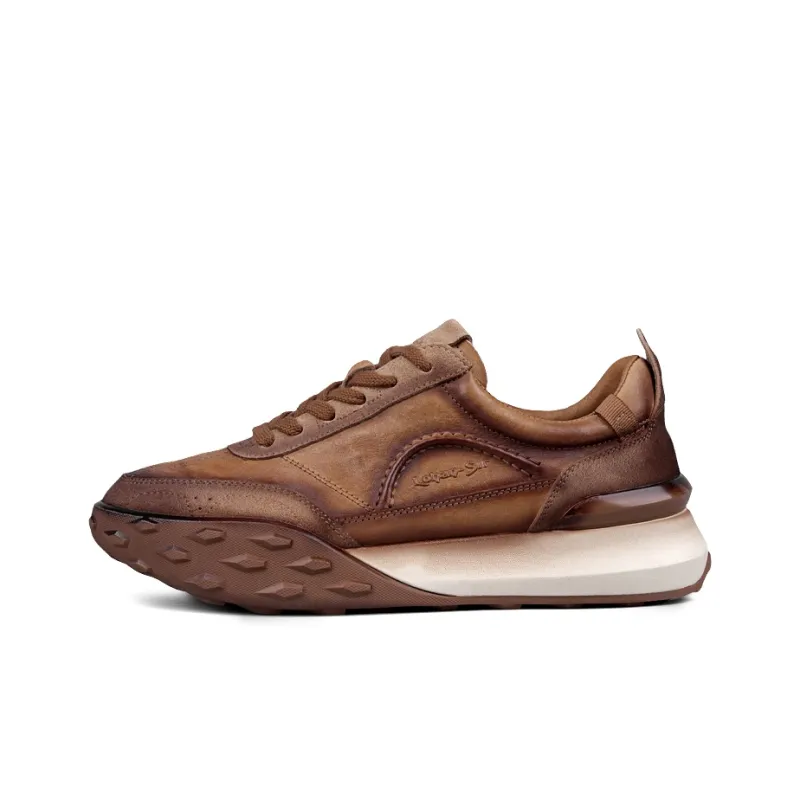 LOHAN·SIR Rhythm Series Lightweight Wear Resistant And Slip Resistant Low Top Casual Shoes Men's-6