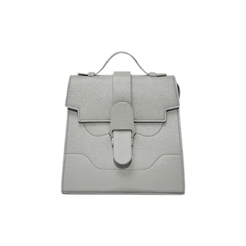 SENREVE Cow Leather Versatile Crossbody Large Capacity Women's Bag Large Size Women's Dove Gray