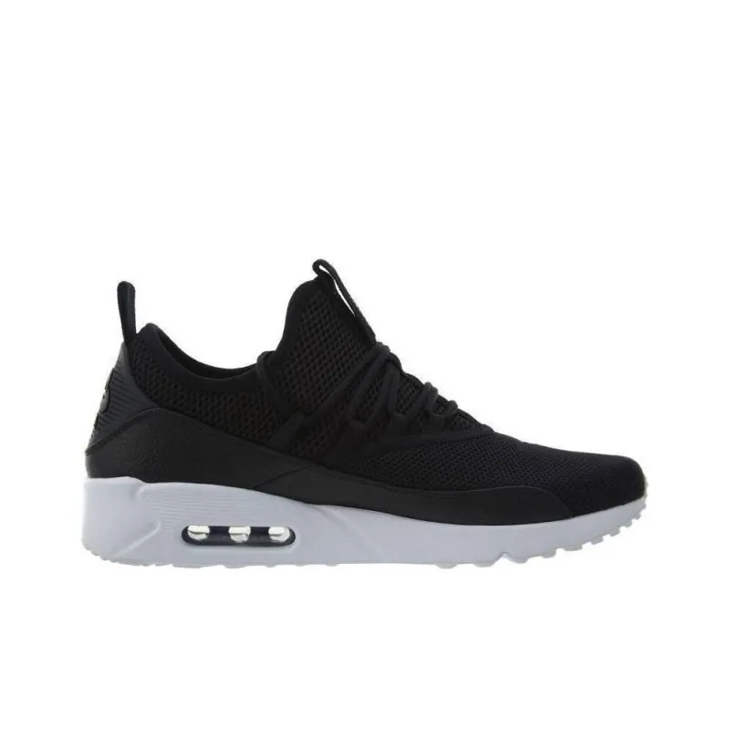 Nike Air Max 90 Cushioning Anti Slip And Wear Resistant Low Top Running Shoes Men's Black White-1