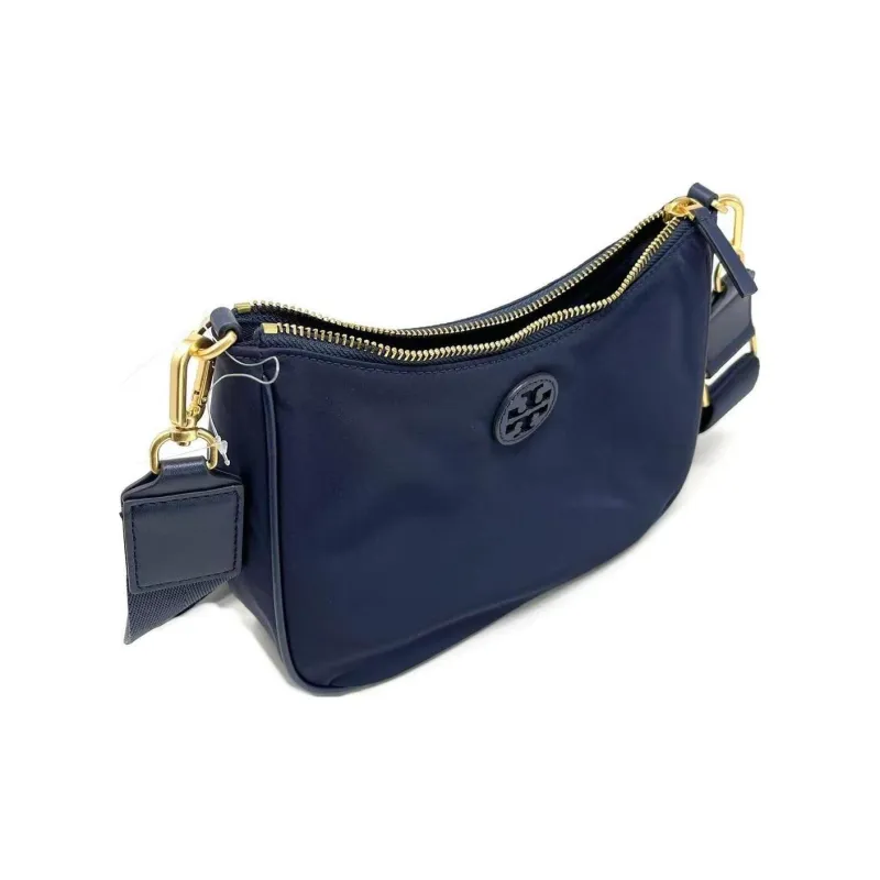 TORY BURCH Nylon Crossbody Bag, Shoulder Bag Women's Blue-1