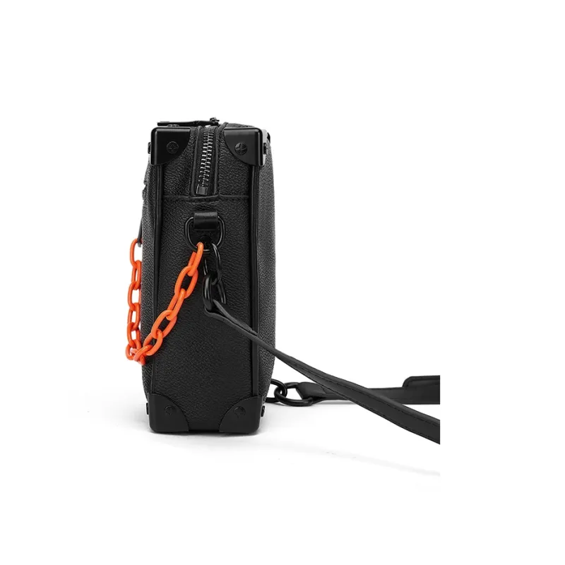 FAIRWHALE PVC Shoulder Bag Crossbody Bag Chain Bag Unisex-11