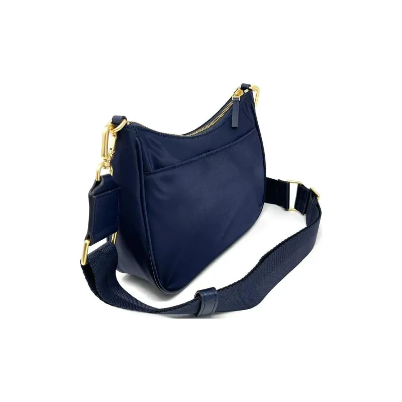 TORY BURCH Nylon Crossbody Bag, Shoulder Bag Women's Blue-4
