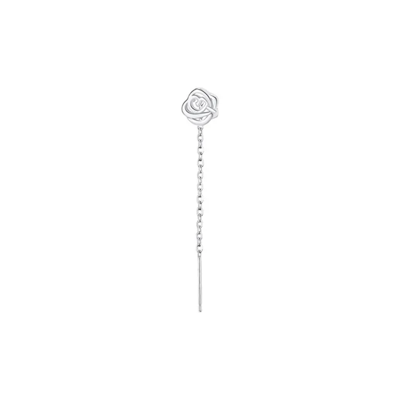 MIDNIGHT MOMENT S999 Fine Silver Drop Earrings Women's-0