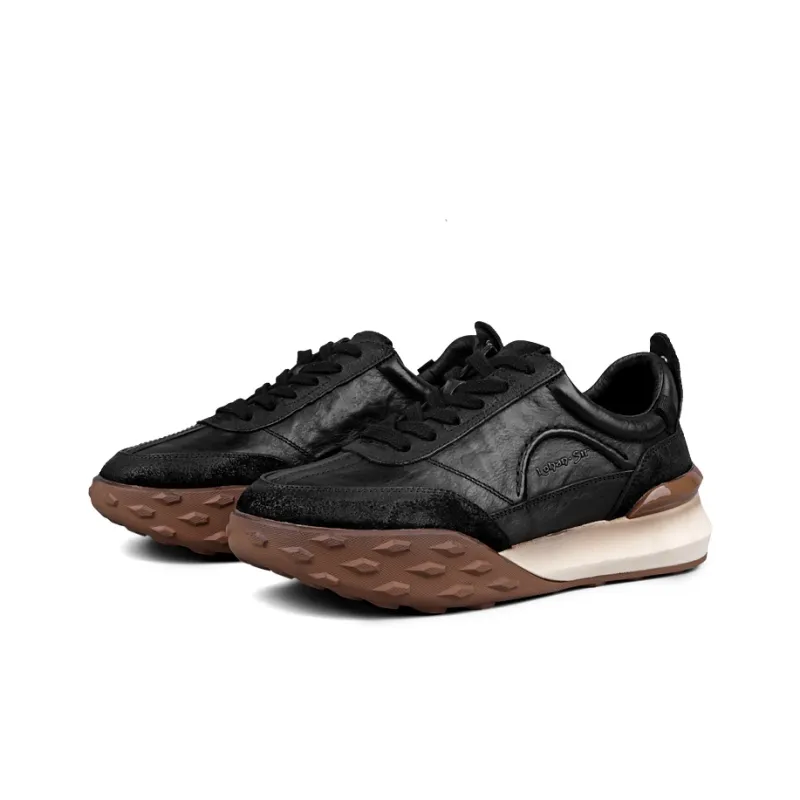 LOHAN·SIR Rhythm Series Lightweight Wear Resistant And Slip Resistant Low Top Casual Shoes Men's-1