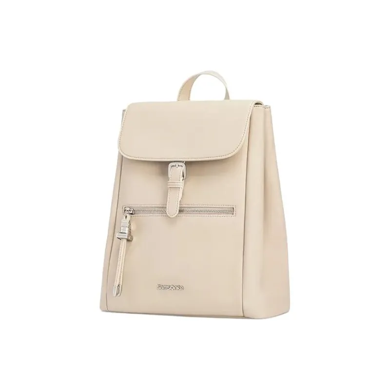 SAMSONITE Synthetic Leather Backpack Women's Beige-1