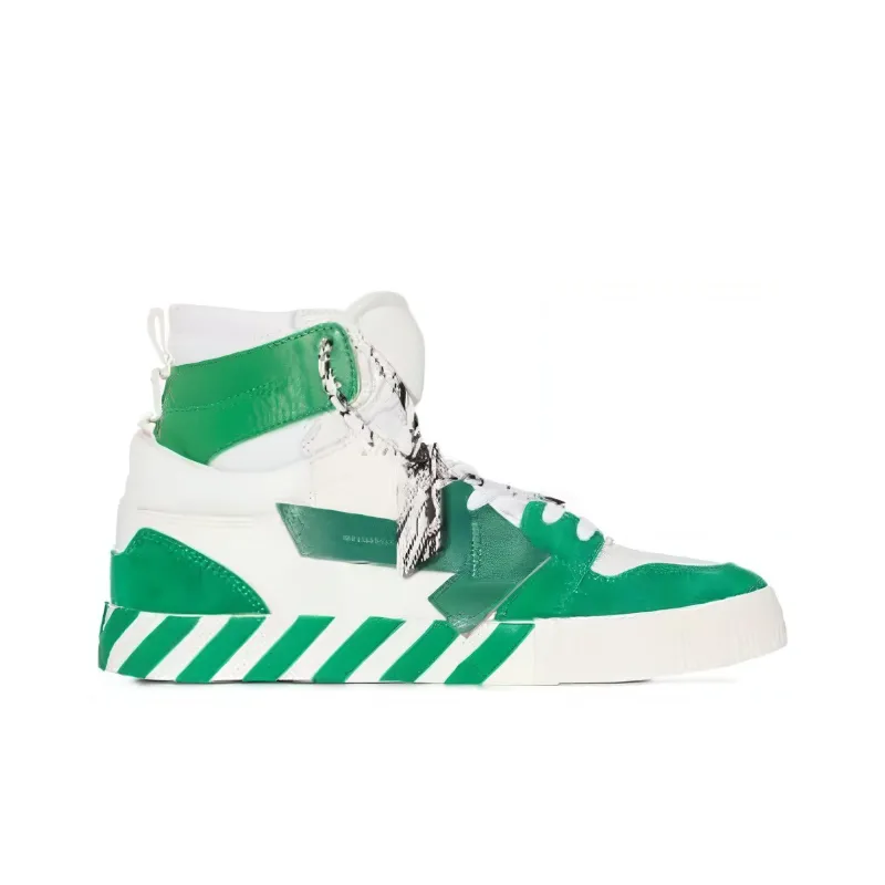 OFF WHITE Vulcanized High Top 'Green White'-1