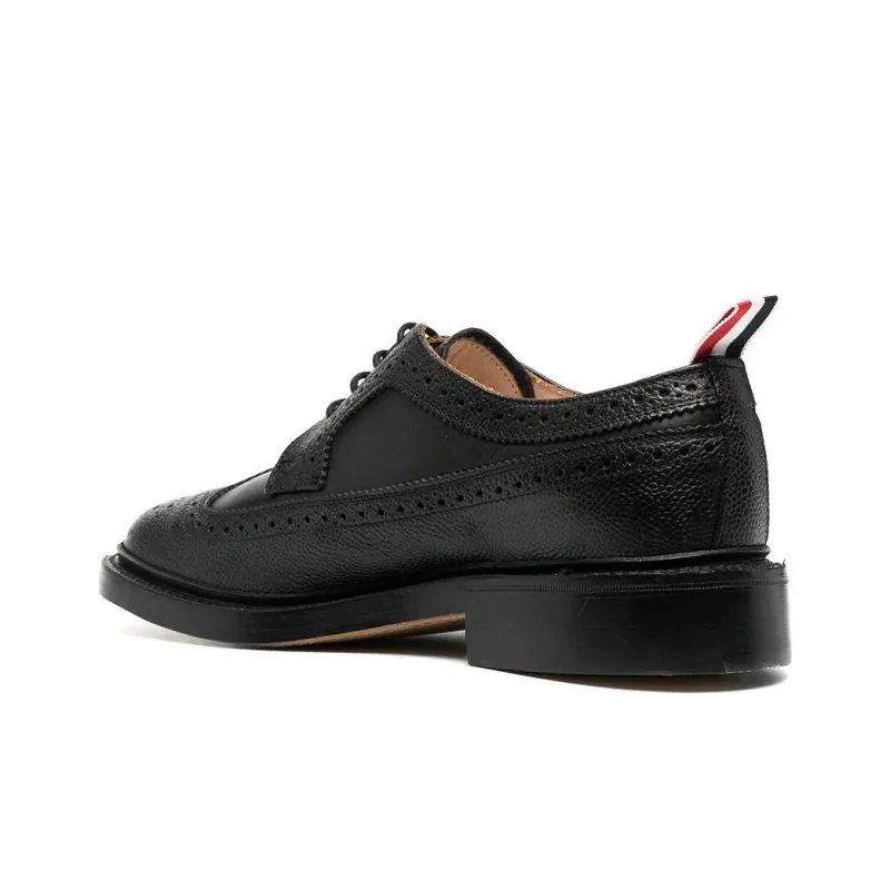 THOM BROWNE Pebbled Longwing Brogues-3