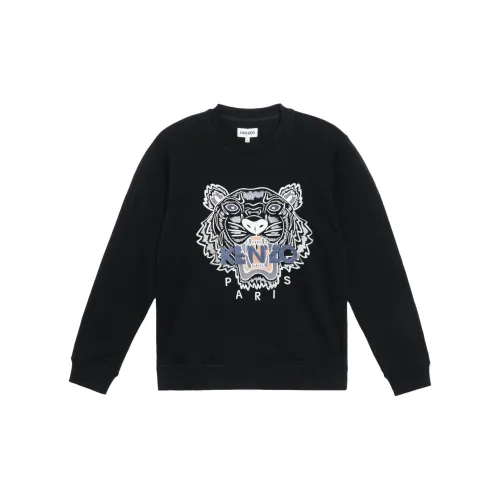 KENZO FW21 Embroidery Printing Sweatshirt Black Men’s