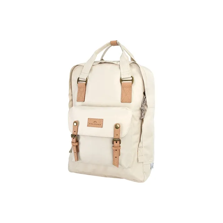 Doughnut Recycled Polyester Backpack Large Size Unisex Stone Color-1