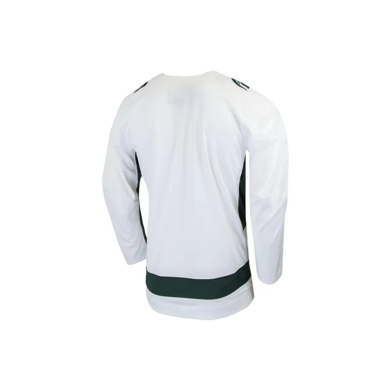 Nike Ohio State Men's College Hockey Jersey Baseball Jacket Men's White-1