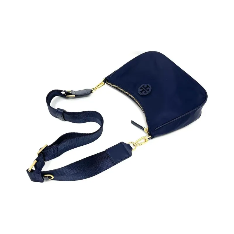 TORY BURCH Nylon Crossbody Bag, Shoulder Bag Women's Blue-6