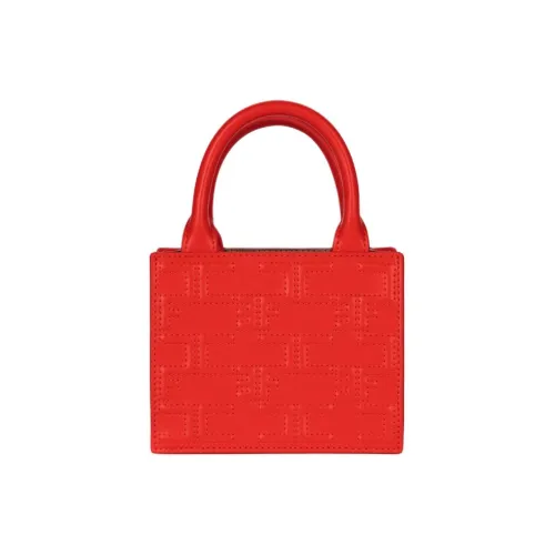 Elisabetta Franchi Polyurethane Shoulder Bag Crossbody Bag Handbag Mini Women's Red