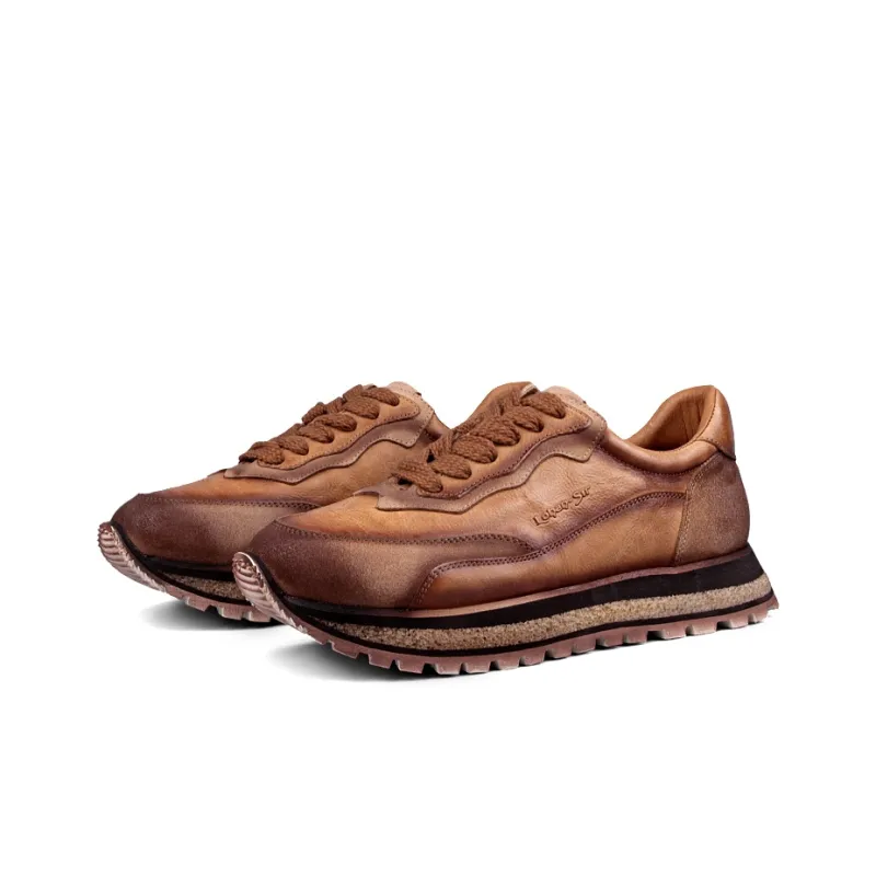 LOHAN·SIR Rhythm Series Wear-resistant Lightweight Breathable And Non-slip. Low-Top Casual Shoes Men's-1
