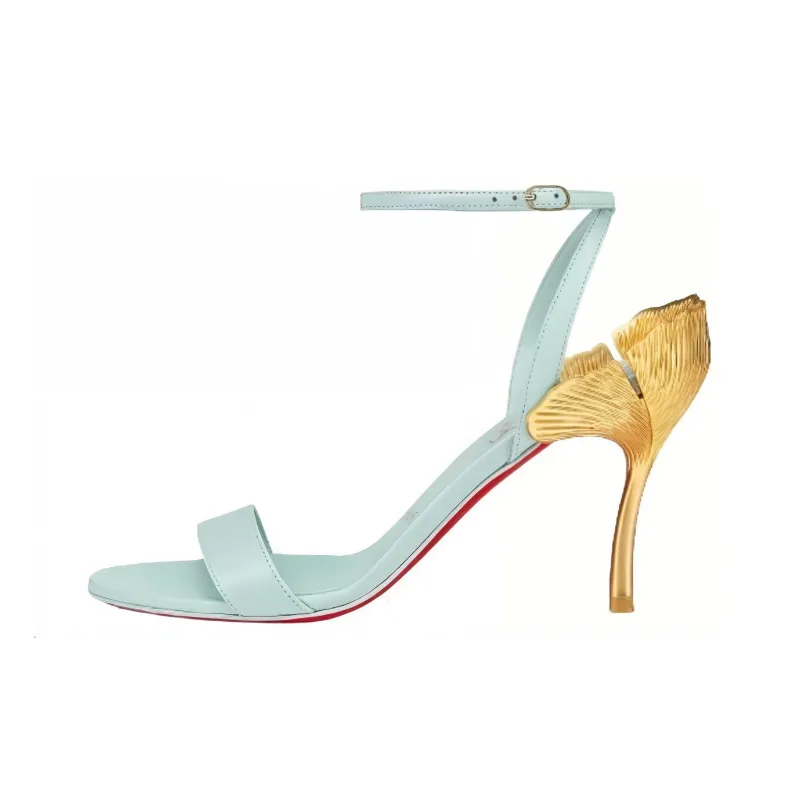 CL LUBOTING One Strap Sandals 8.5cm Women's Iceberg-0