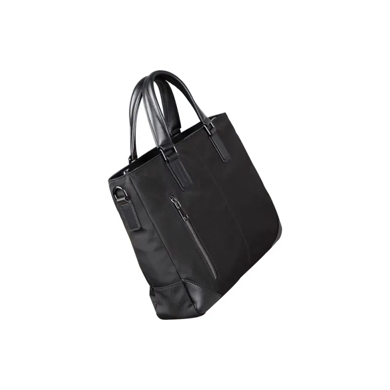 PULUWIRR Oxford Advanced Sensual Versatile Minimalist Style Convenient Medium Firmness Men's Bag Regular Unisex Black-2