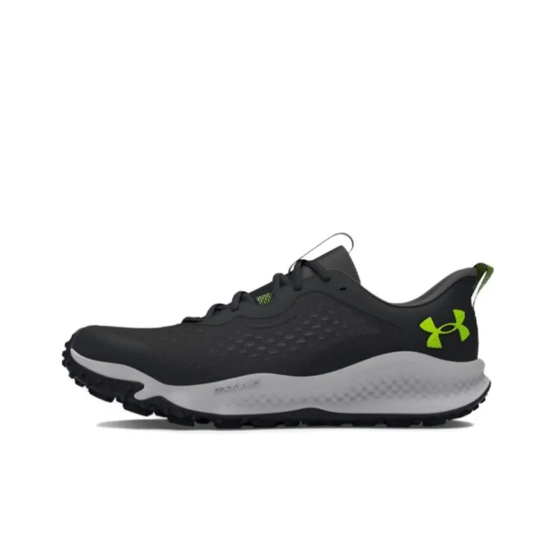 Under Armour Charged Maven Cushioning Wear-Resistant Low-Top Running Shoes Women's Black White-0