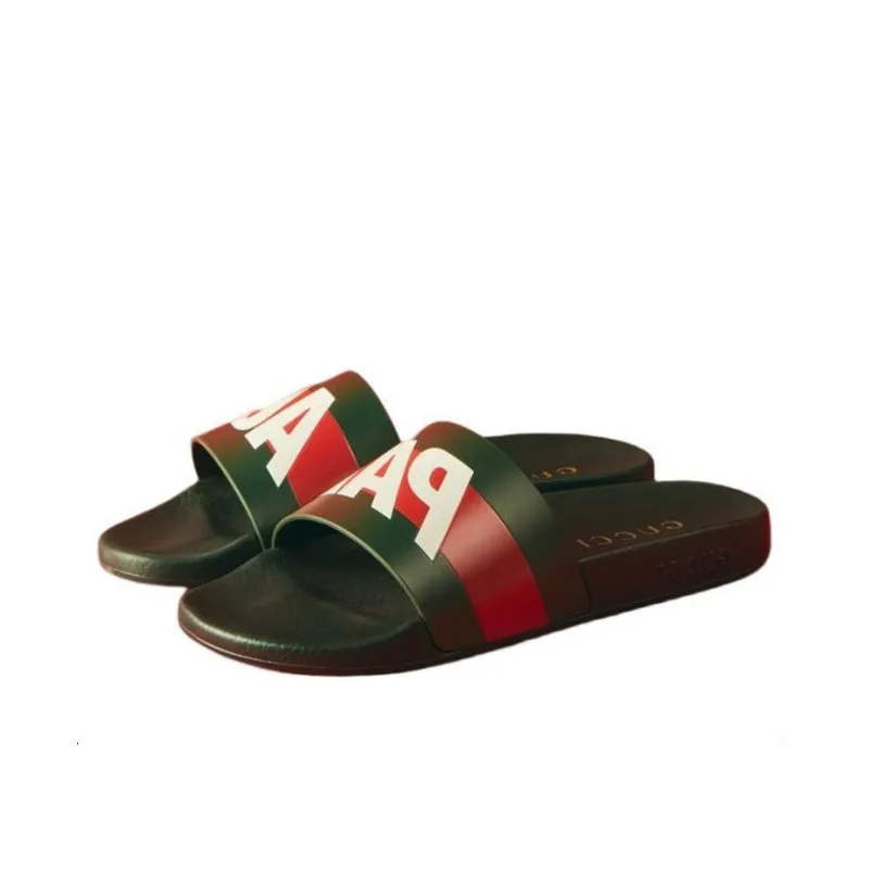 GUCCI Palace X GUCCI Logo Web Slide Sandal Black Women's-2
