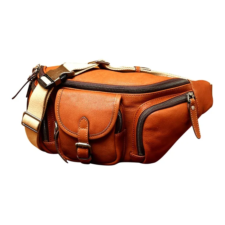 DOSRFINI Genuine Leather Top Grain Cow Leather Crossbody Bag-4