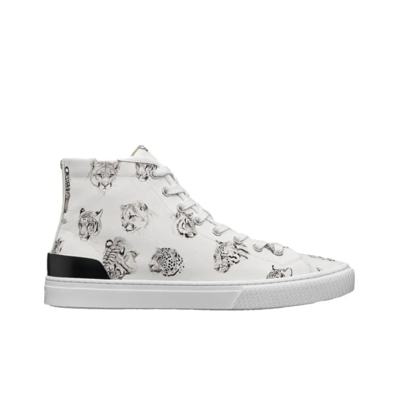 HERMES High Top Stylish Skateboarding Shoes Men's White-1