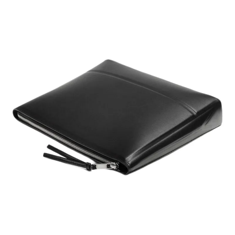 ZARA Polyurethane Clutch Men's Black-1