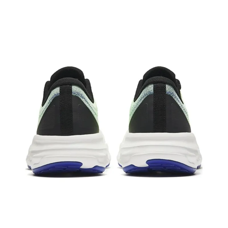 Anta Cushioning Slip Resistant Low Top Running Shoes Men's White Green Blue-3