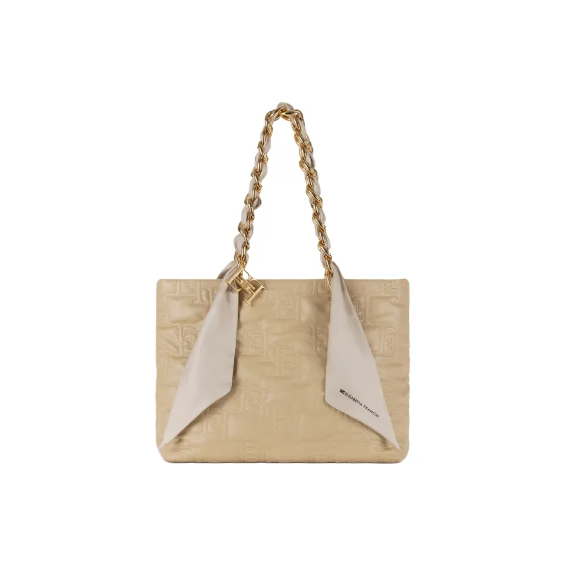 Elisabetta Franchi Scarf Chained Large Tote Bag-0