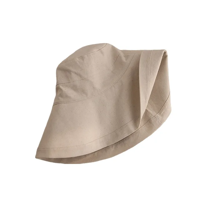 Lagur Cotton Linen Blend Bucket Hats Women's-2