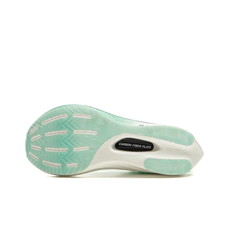 LiNing Feidian 4 Elite Cushioning Anti Slip Wear Resistant Breathability Low Top Running Shoes Unisex Cyan Yellow-6