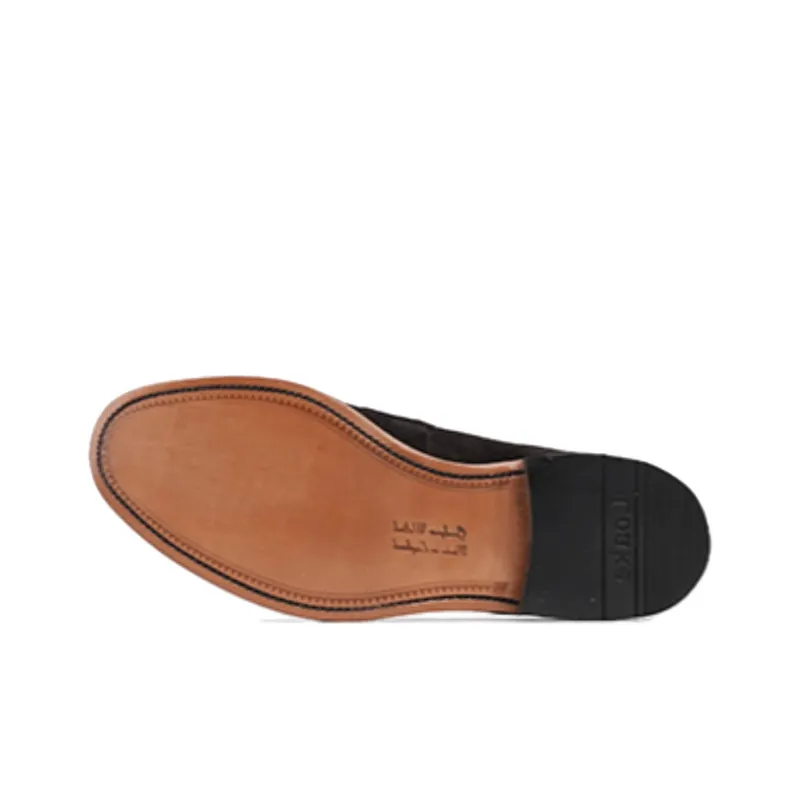 LOAKE Dress Shoes Men Low Top Black-4