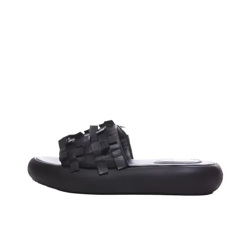 Vic Matie Interwoven Leather Slides