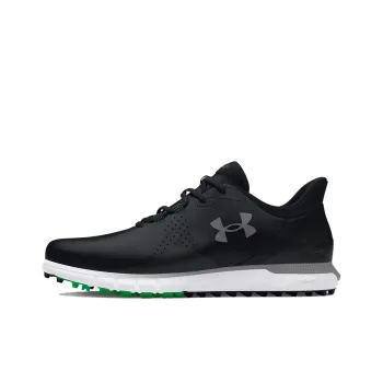 Under Armour Drive Fade Spikeless Slip-Resistant Low-Top Golf Shoes Men's Black Loose Fit