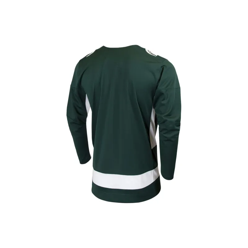 Nike Men's Limited Hockey Jersey Baseball Jacket Men's Green-1