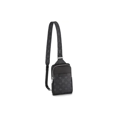 LOUIS VUITTON Outdoor Slingbag Taigarama Noir Black